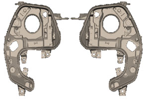 HIGH VERSION_HEAD LAMP HOUSING LH & RH